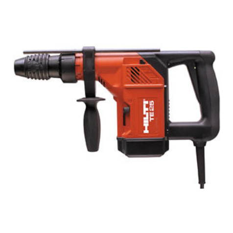 Hilti TE 25 User manual Hilti TE 25 User manual