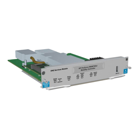 HP ProCurve MSM765zl User manual