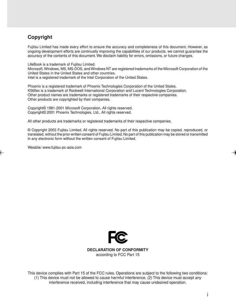 Fujitsu l2010 user manual