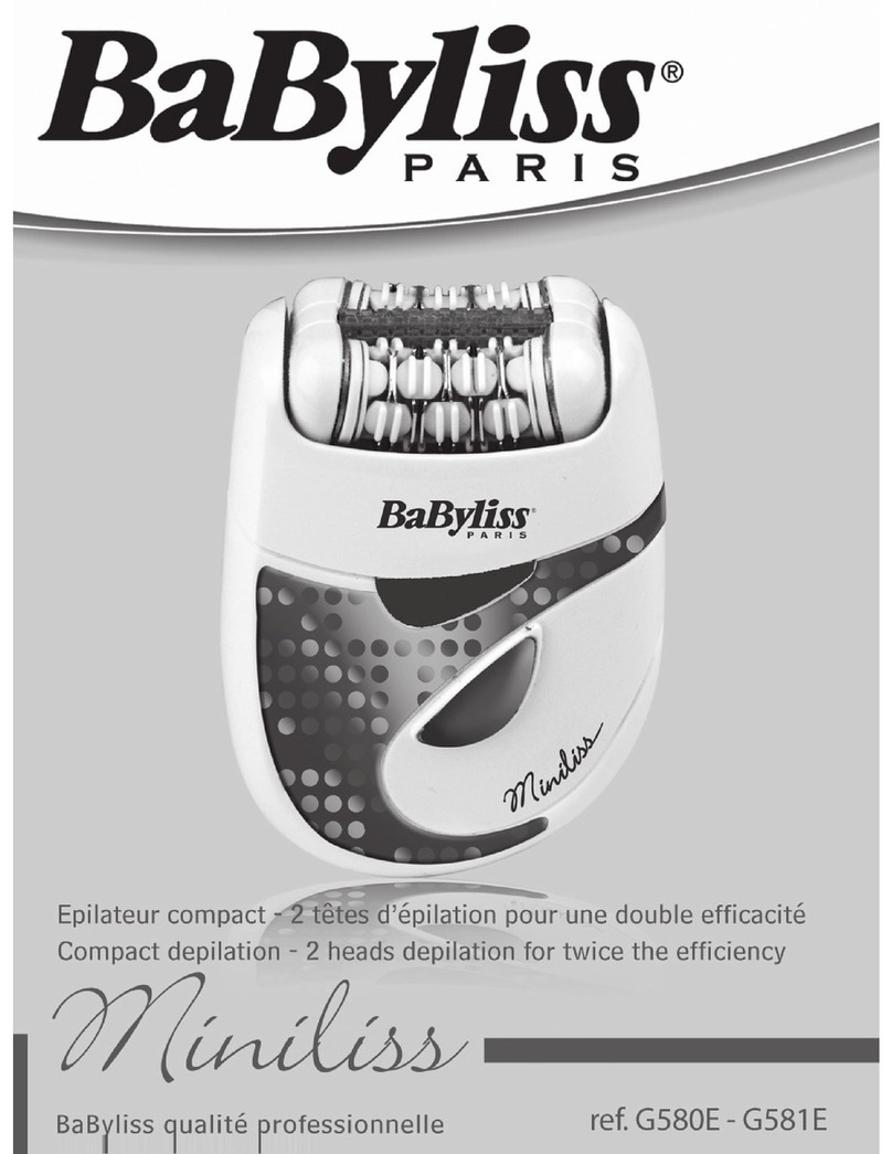 BaByliss miniliss G580E user manual