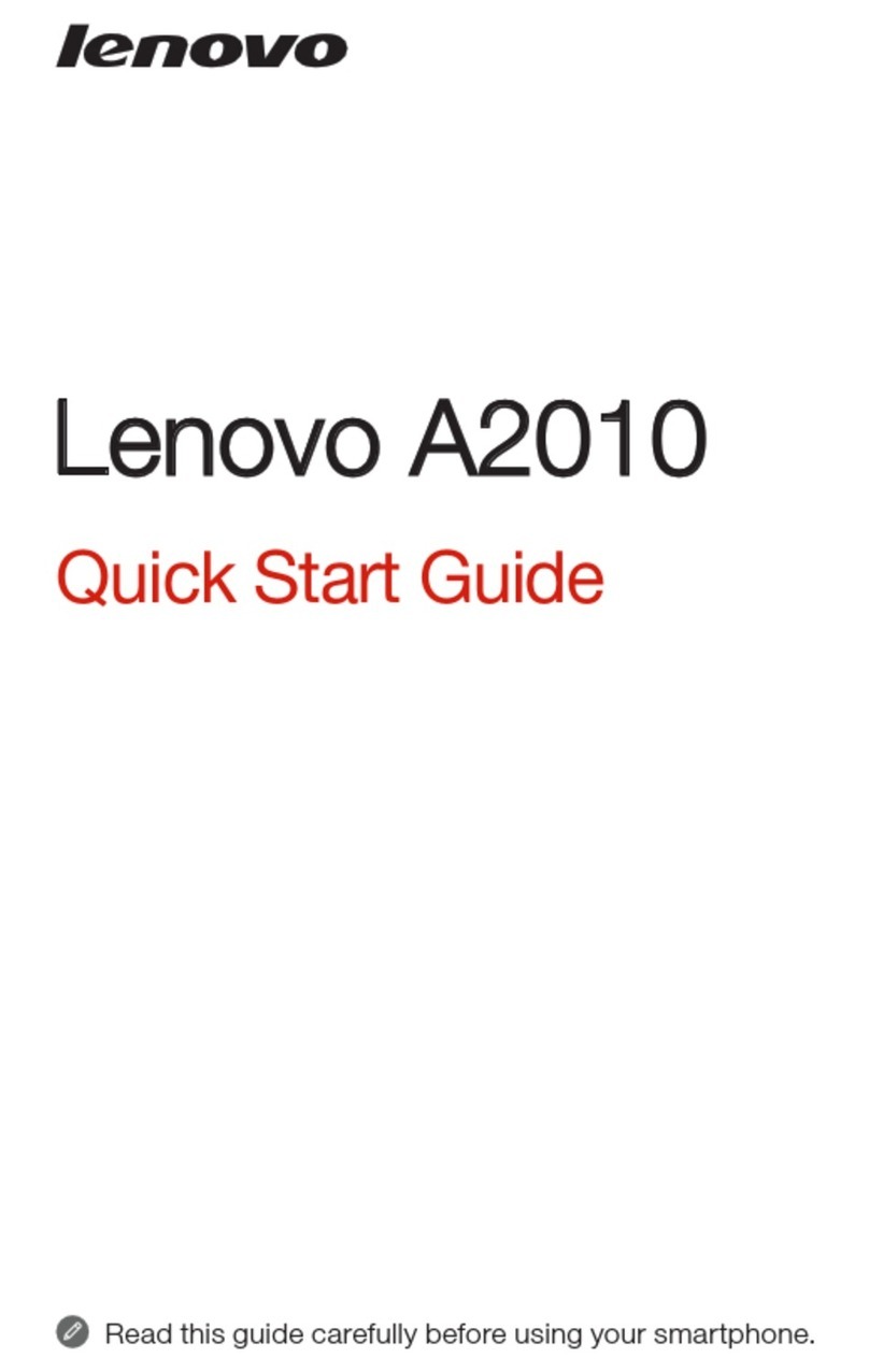 Lenovo A2010 User manual Lenovo A2010 User manual