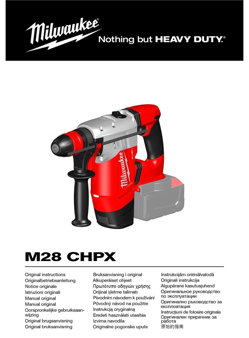 Milwaukee M28 CHPX Original instructions