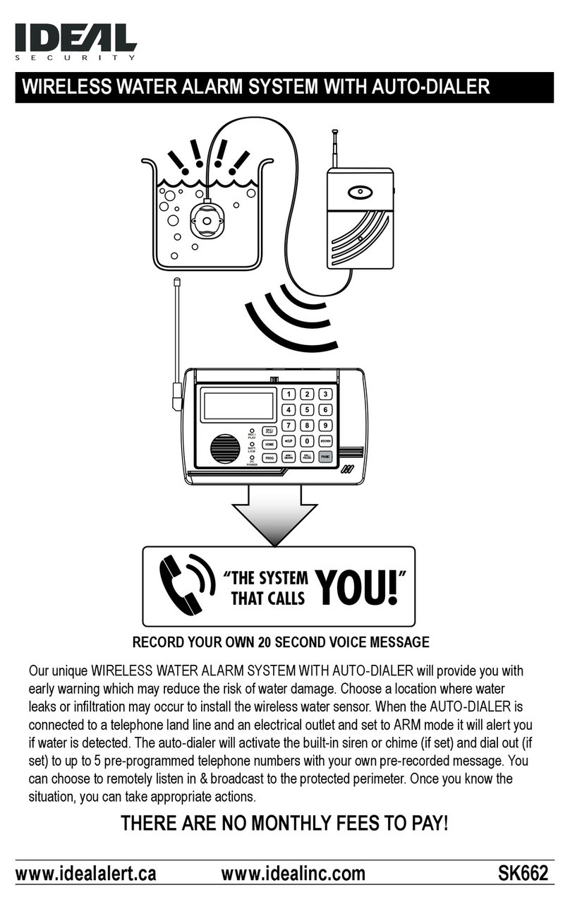 Ideal Security SK662 User manual
