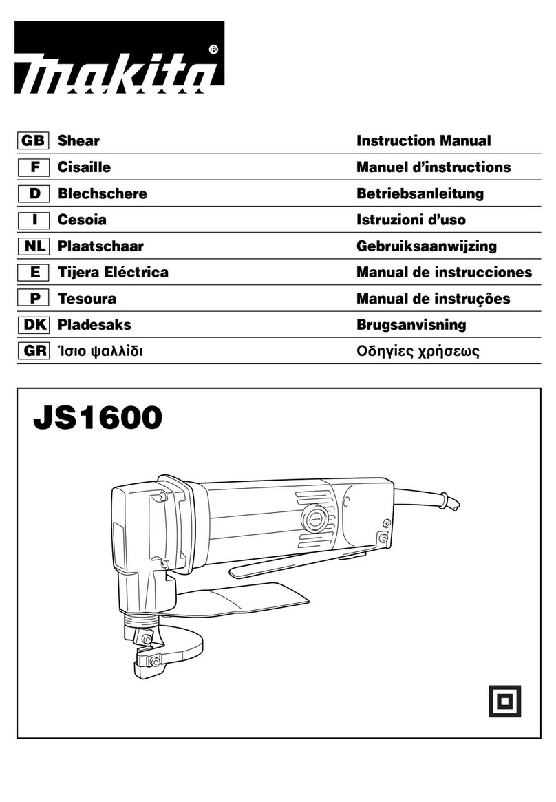 Makita JS1600 User manual