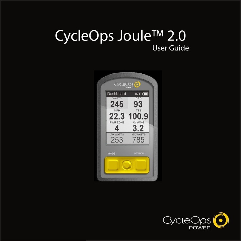 CycleOps Joule 2.0 user guide