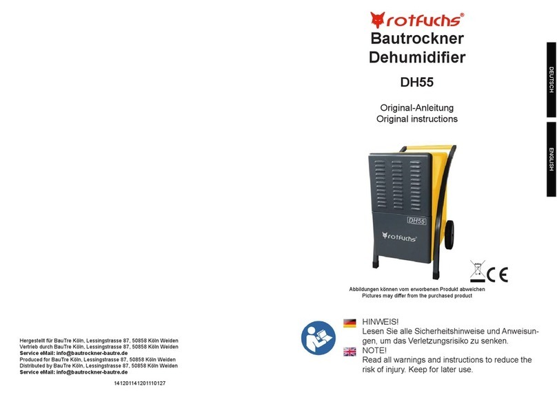 Rotfuchs DH55 Original instructions Rotfuchs DH55 Original instructions