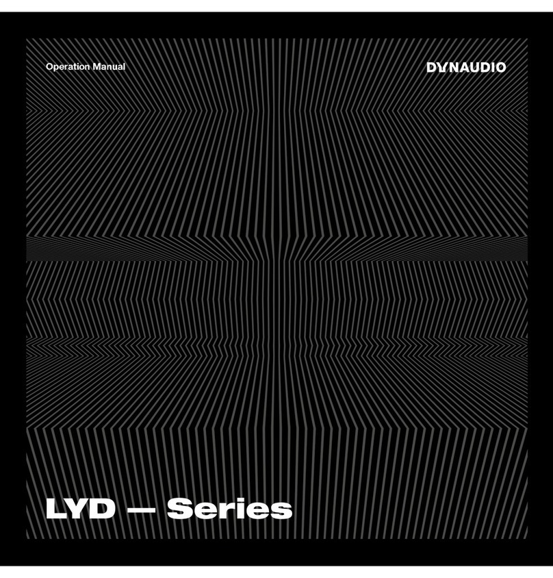 Dynaudio LYD Series User manual