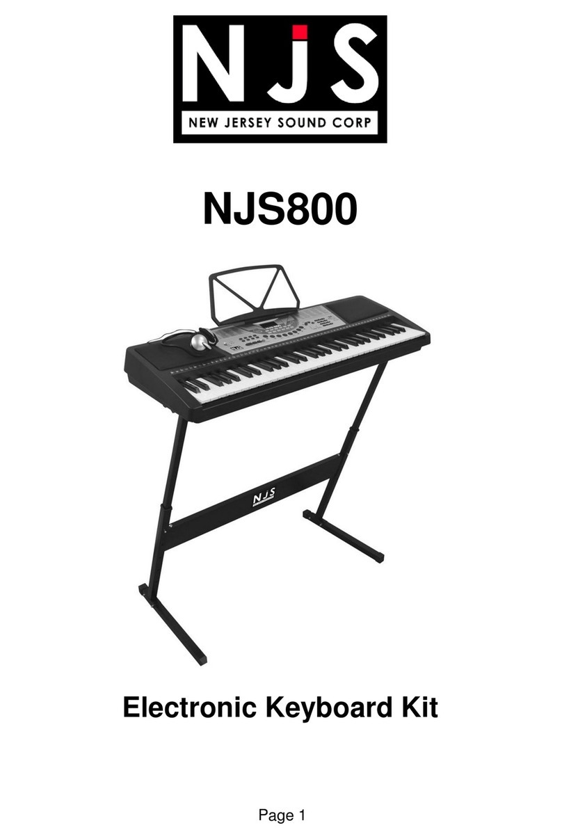 NJS NJS800 User manual