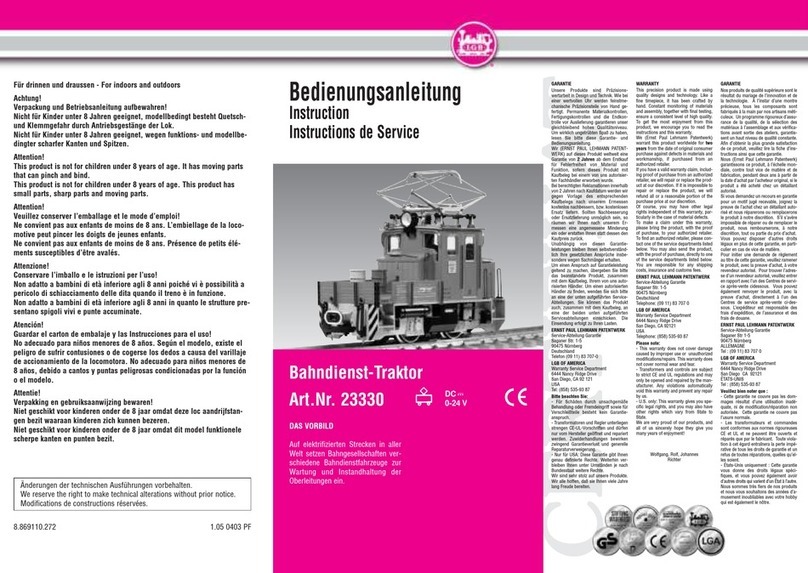LGB 23330 instruction manual