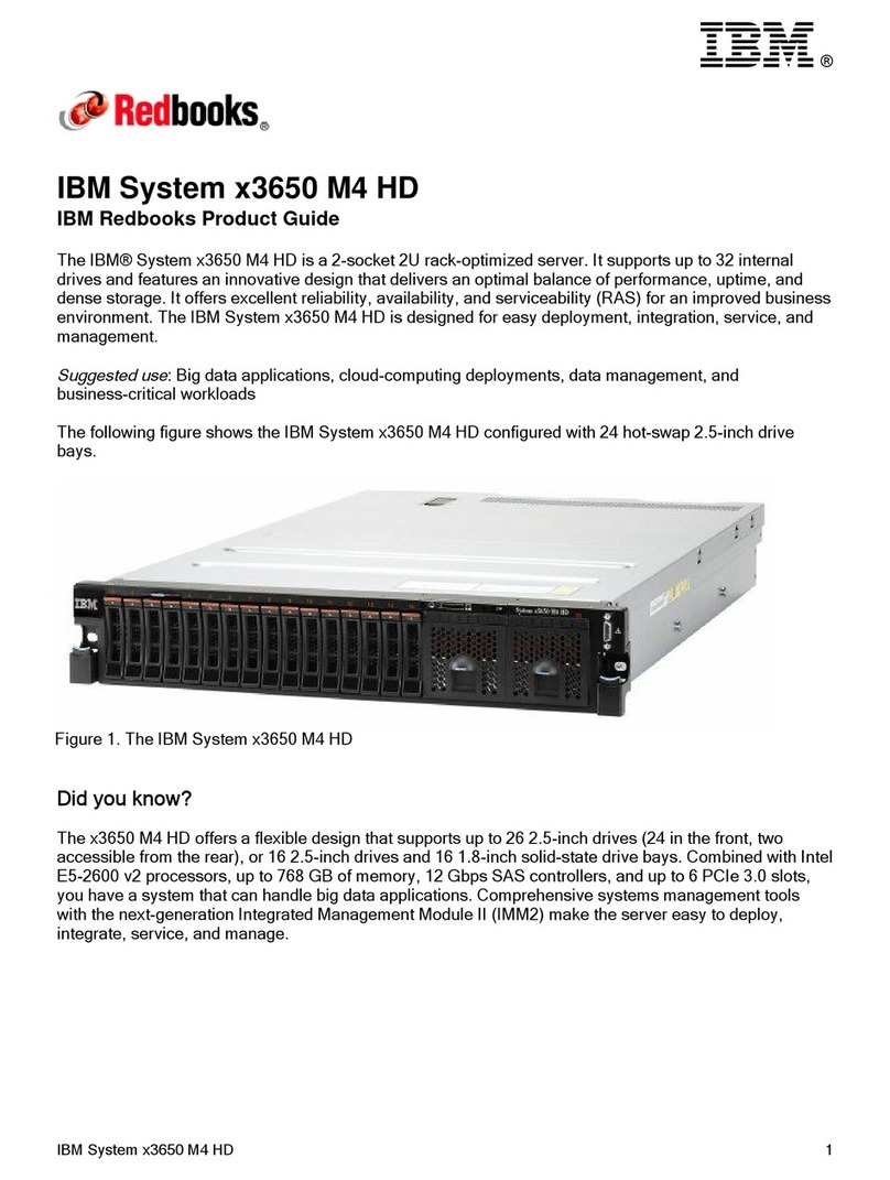 IBM System x3650 M4 HD User manual