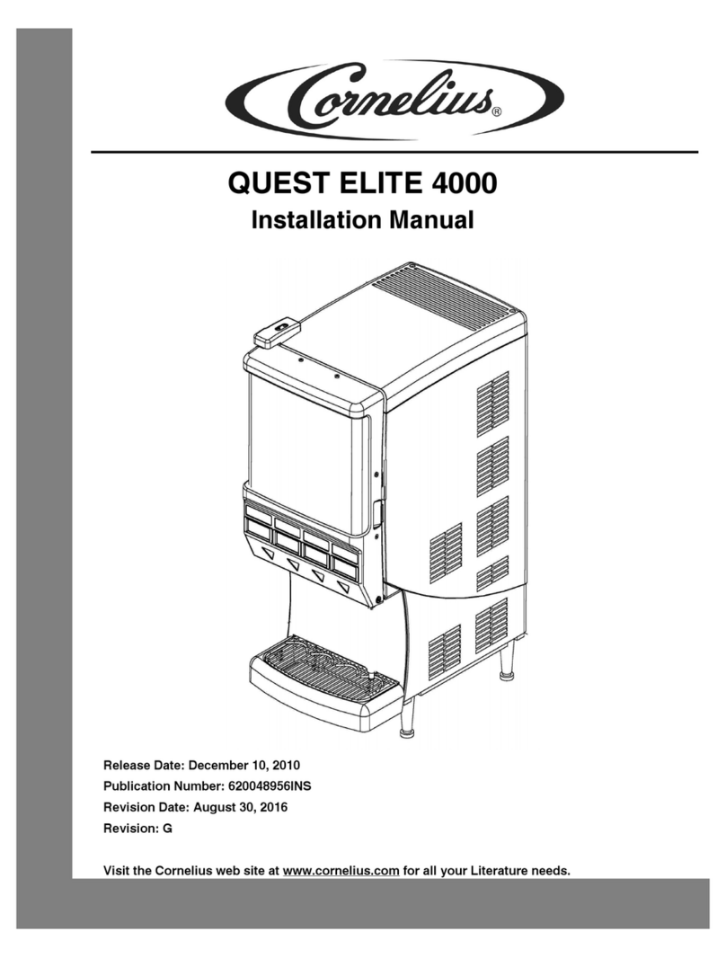 Cornelius QUEST ELITE 4000 installation manual