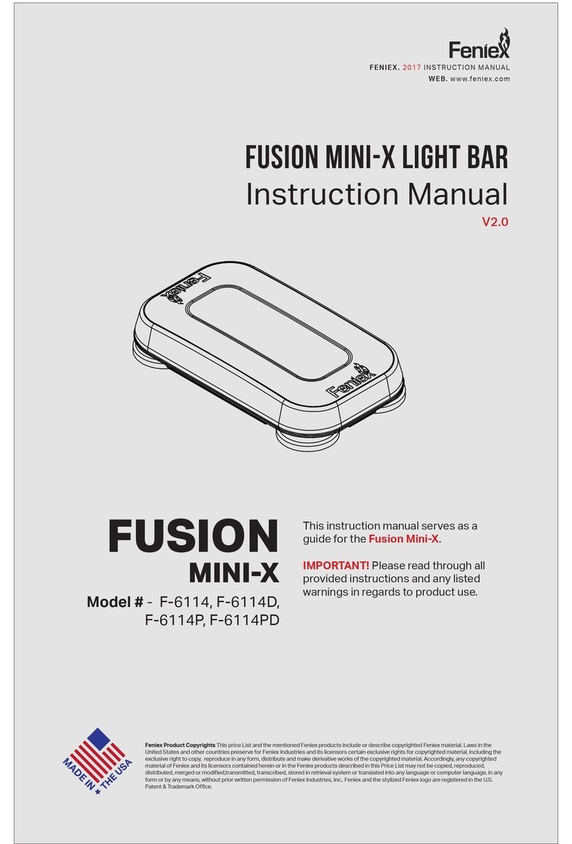 Feniex F-6114 instruction manual