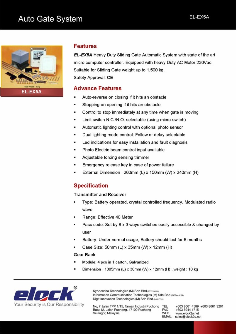 elock EL-EX5A manual