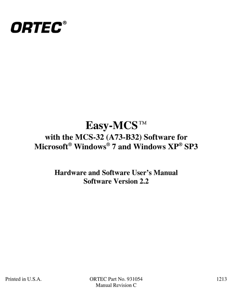 ORTEC Easy-MCS Hardware user manual