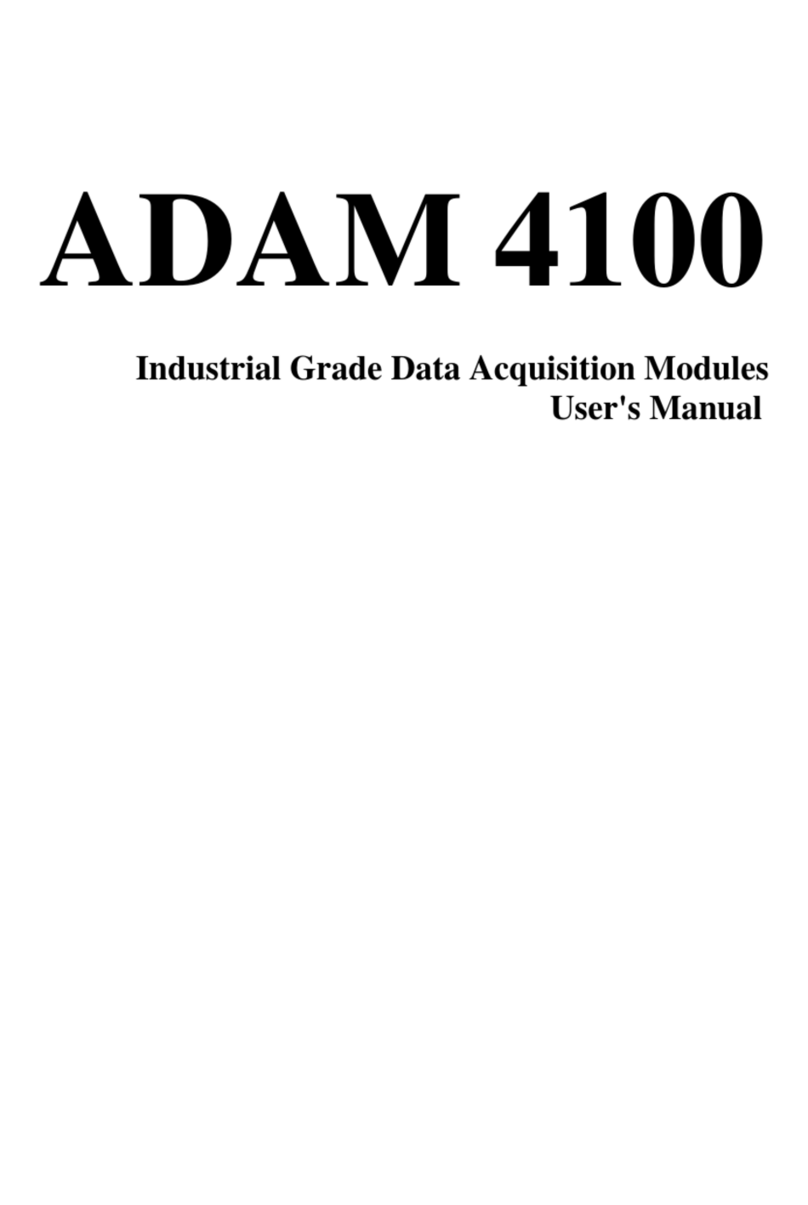 Advantech ADAM 4100 User manual