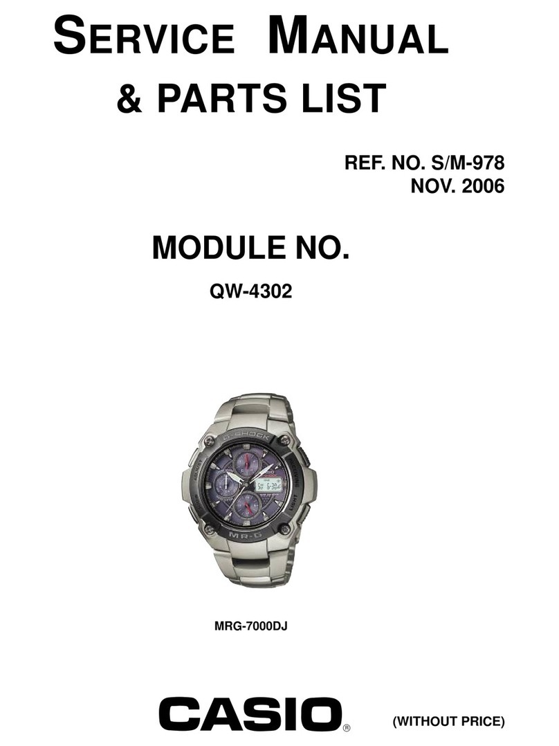 Casio QW-4302 User manual
