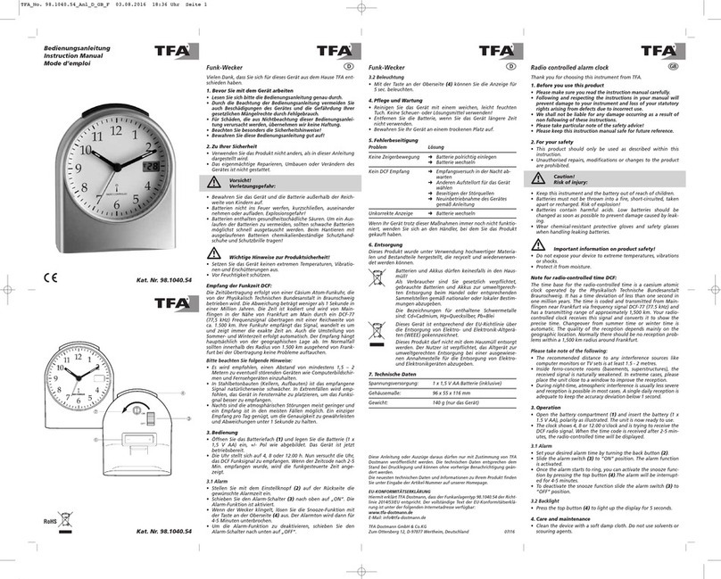 TFA 98.1040.54 instruction manual
