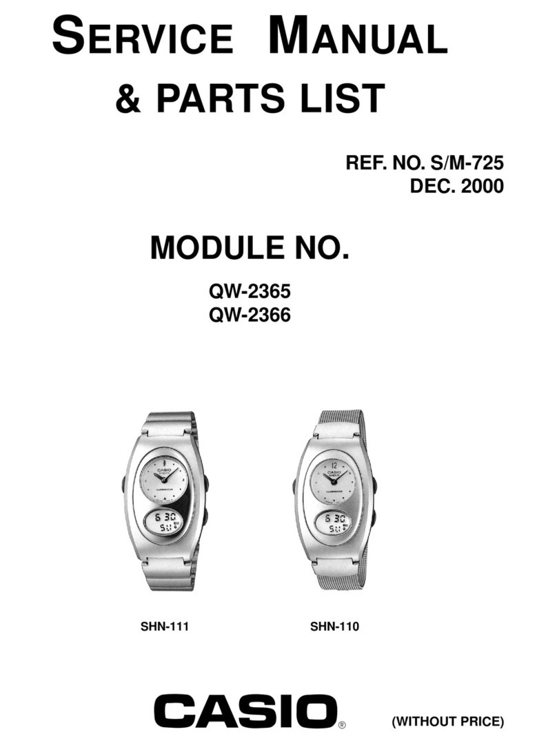Casio QW-2365 Service manual Casio QW-2365 Service manual