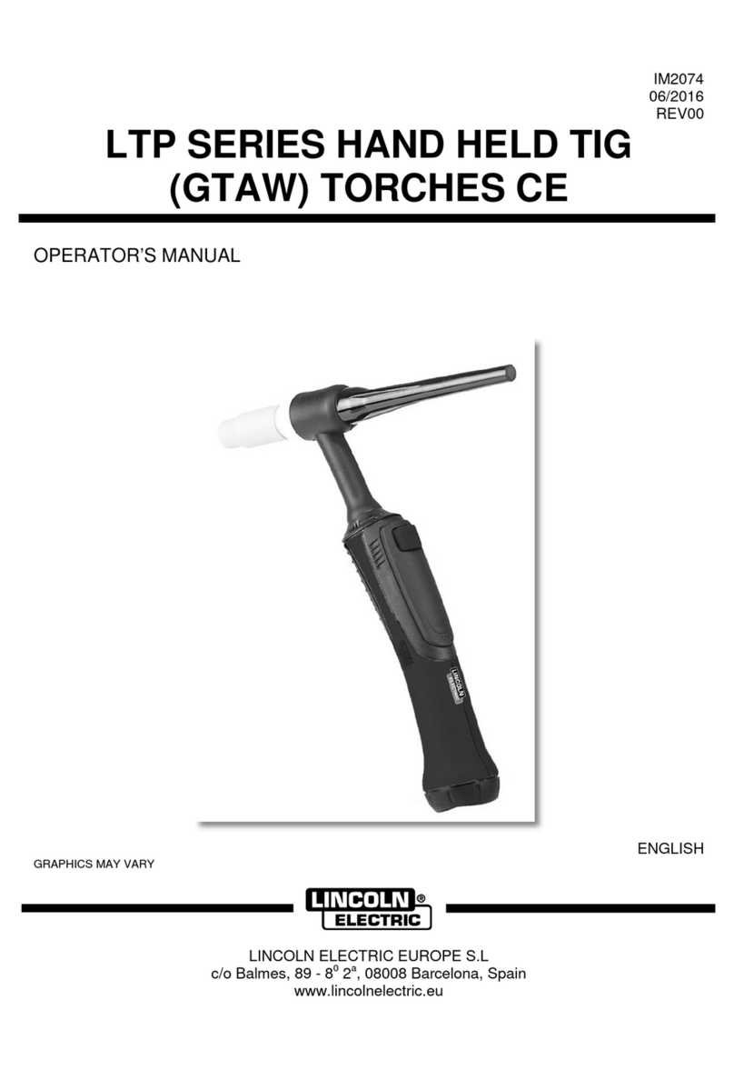 Lincoln Electric LTP SERIES Operator's manual
