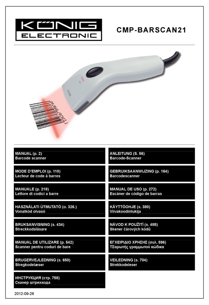 Konig CMP-BARSCAN21 User manual