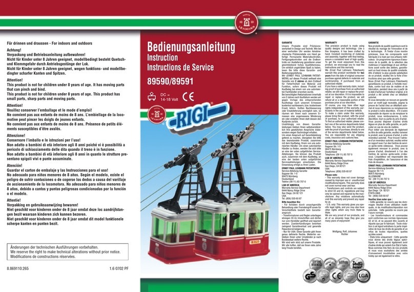 LGB 89590 User manual