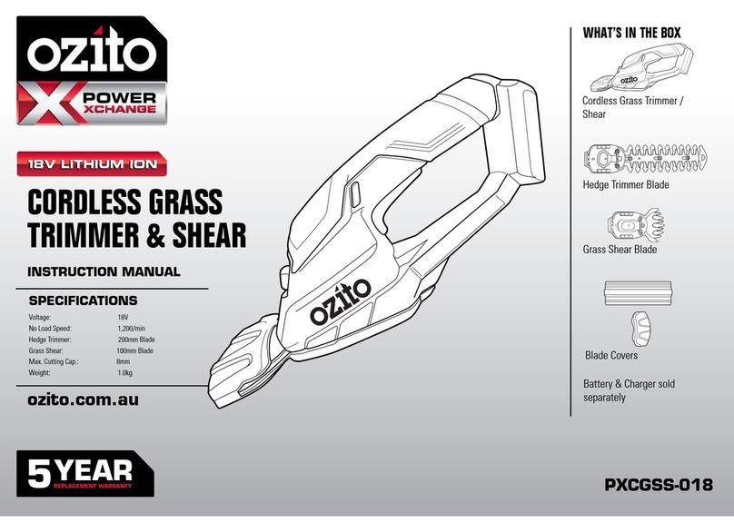 Ozito PXCGSS-018 User manual Ozito PXCGSS-018 User manual