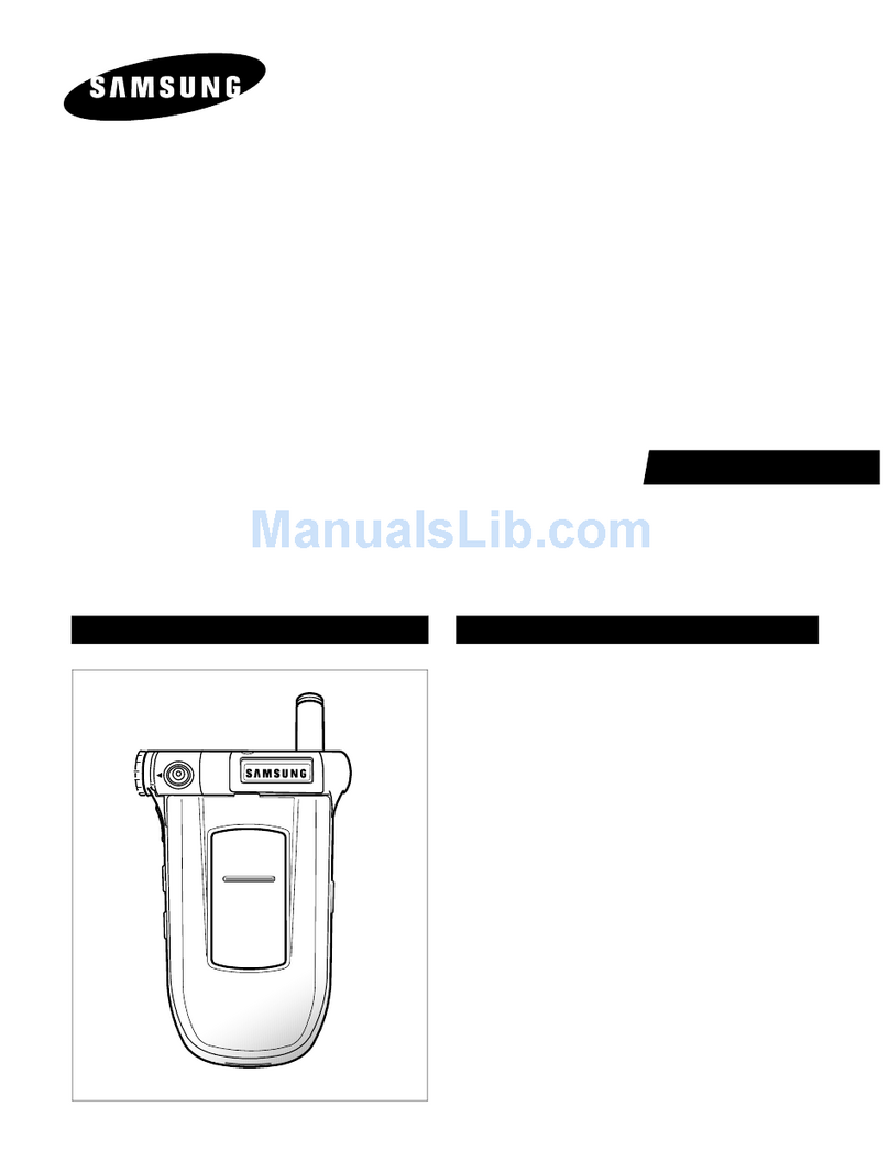 Samsung SGH-P400 User manual