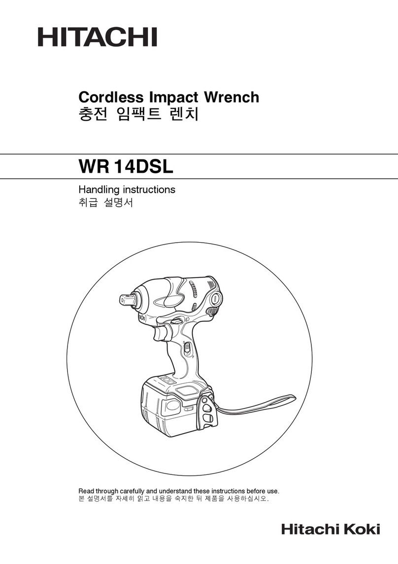 Hitachi WR 14DSL User manual