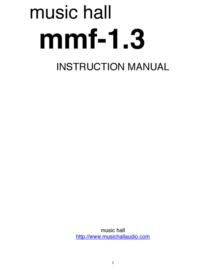 MUSIC HALL mmf-1.3 instruction manual