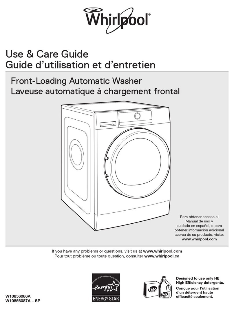 Whirlpool W10856086A Use & care guide