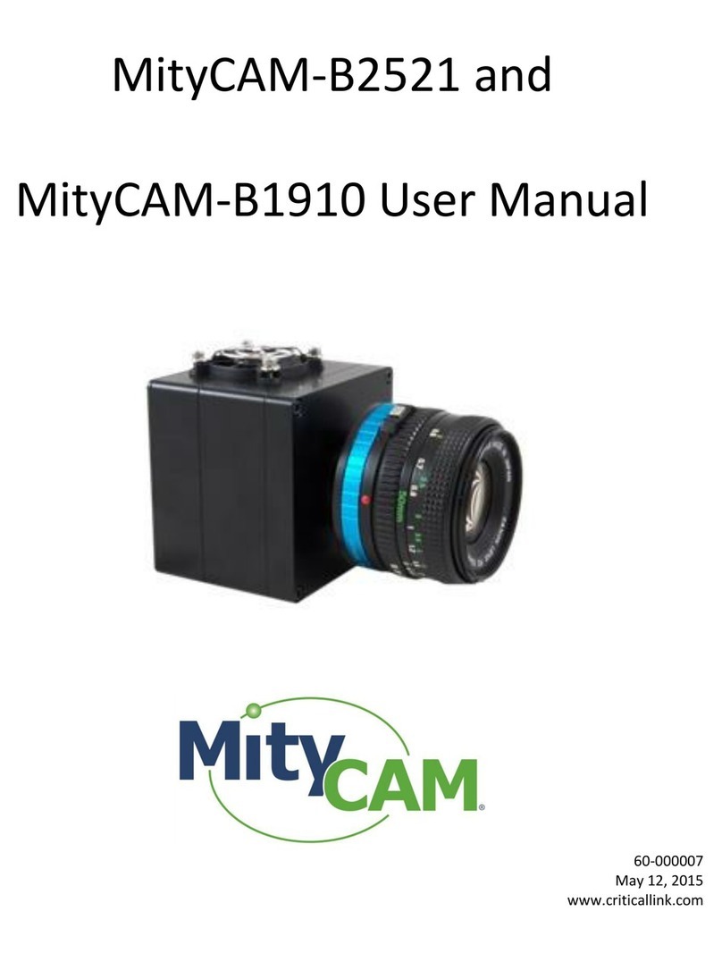 MityCAM MityCAM-B2521 User manual