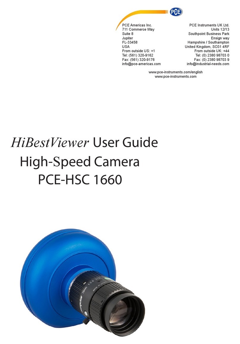 PCE Instruments HSC 1660 User manual