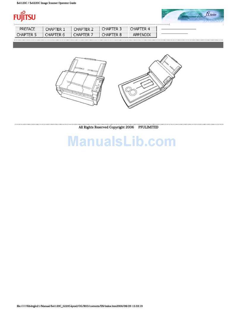 Fujitsu fi-5120C Cleaning and maintenance