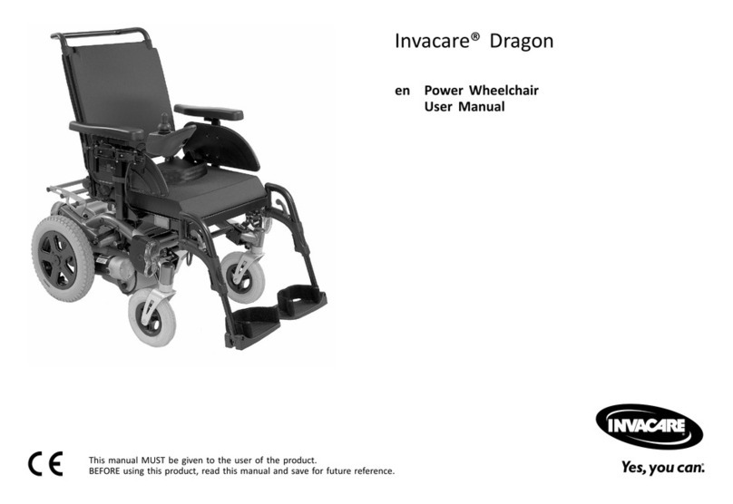 Invacare Dragon User manual