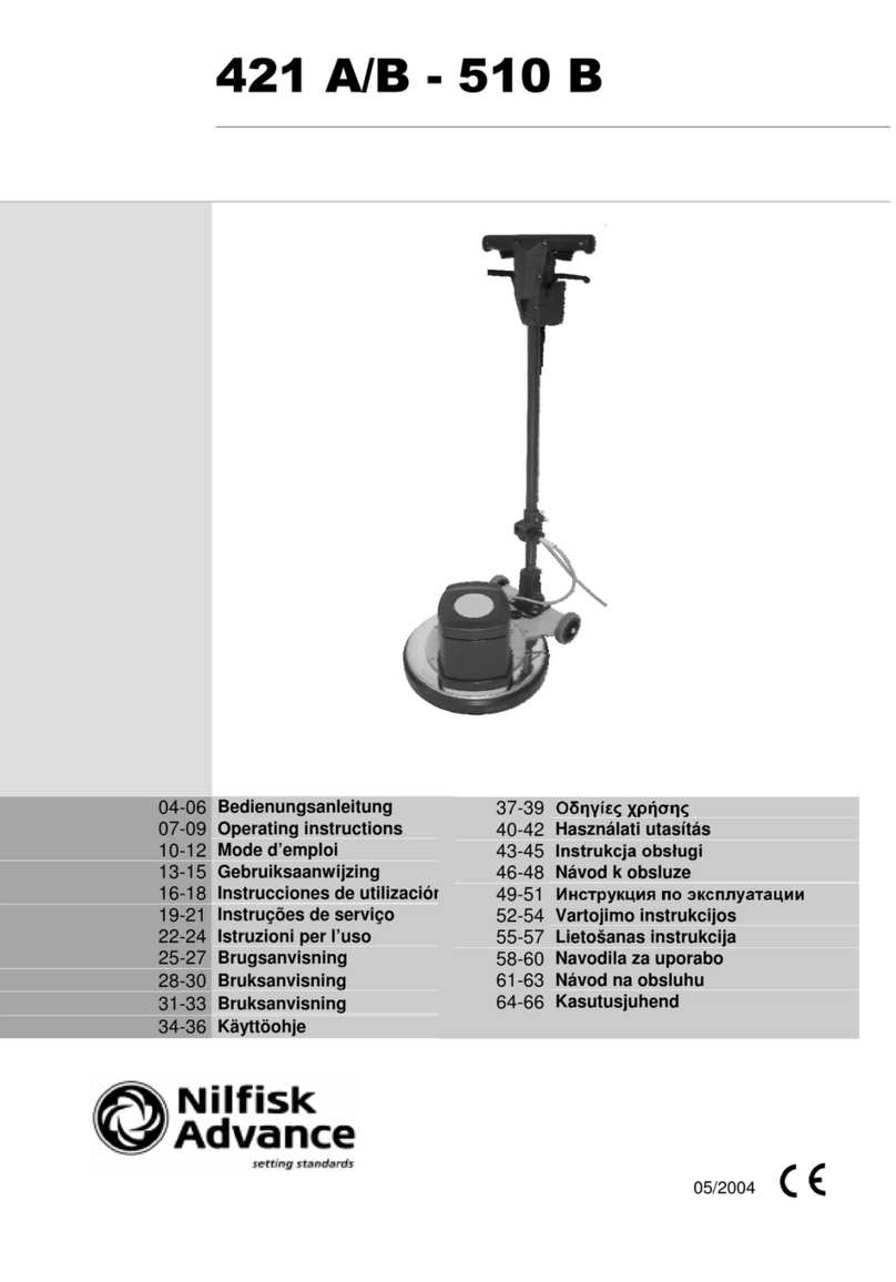 Nilfisk-Advance 421 A/B User manual