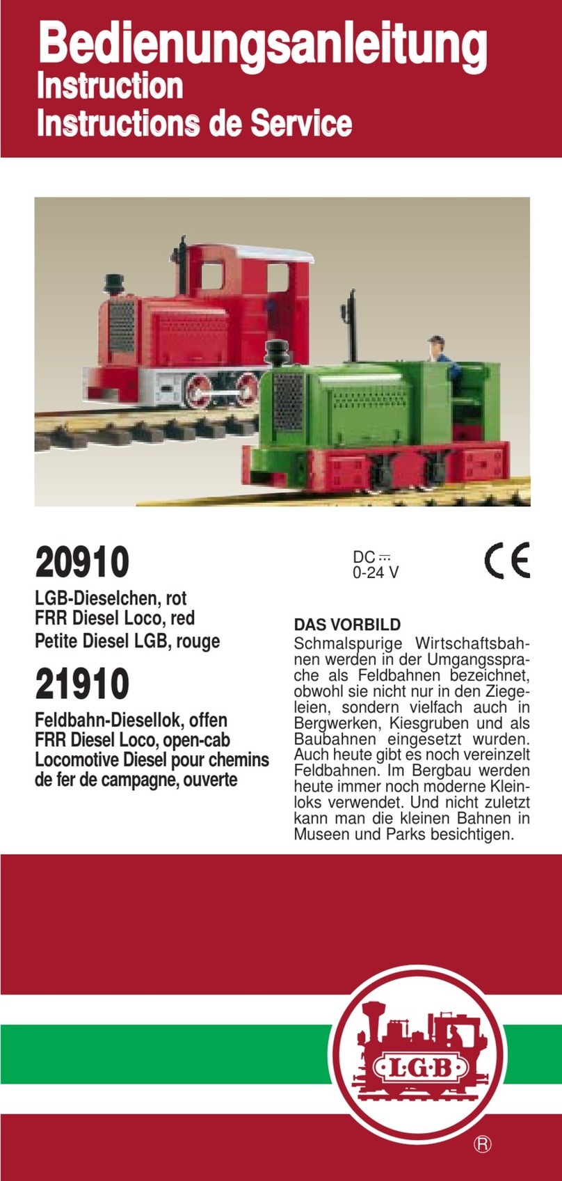 LGB 20910 instruction manual