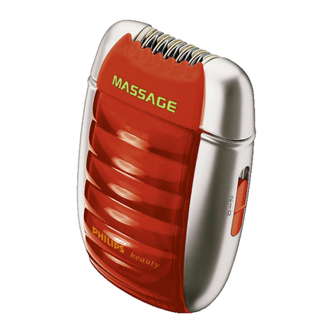 Philips Satinelle Massage HP6463 User manual Philips Satinelle Massage HP6463 User manual