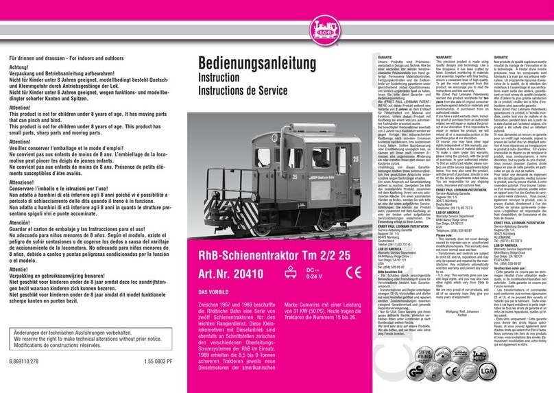 LGB 20410 instruction manual