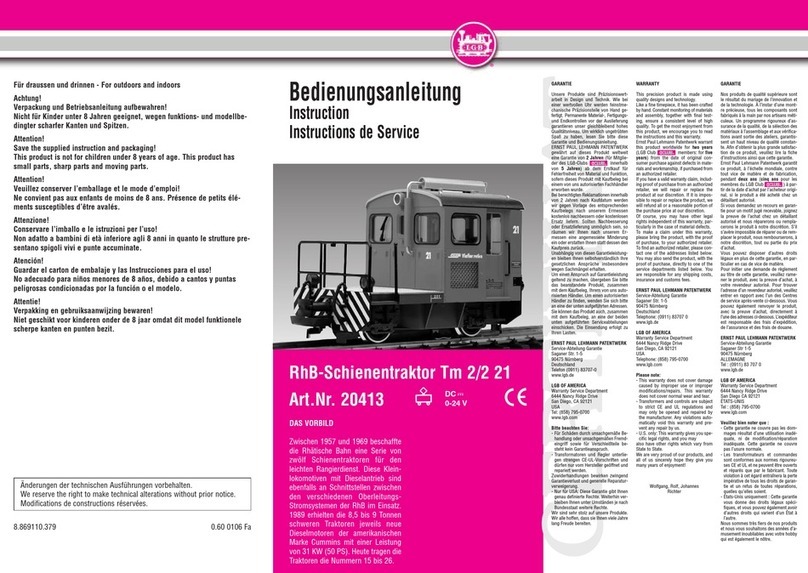 LGB 20413 User manual