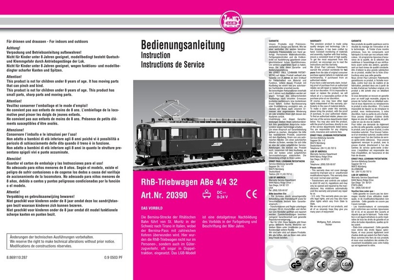 LGB 20390 instruction manual