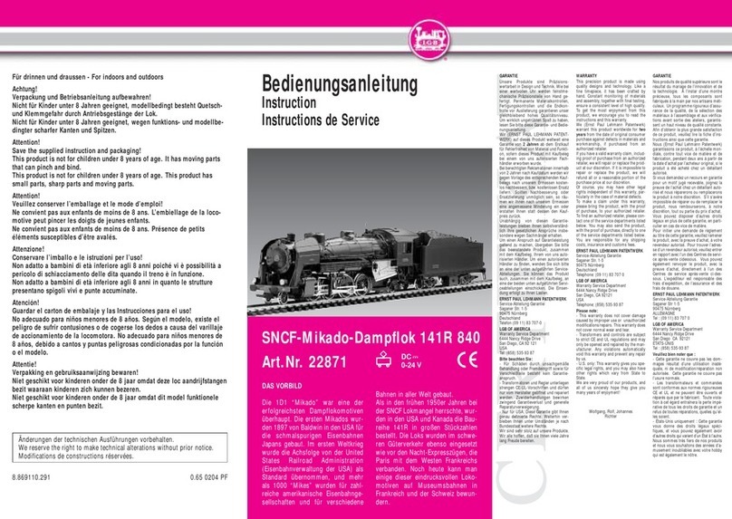 LGB 22871 instruction manual