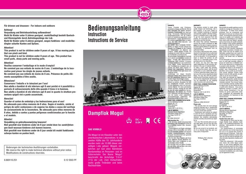 LGB 22191 User manual