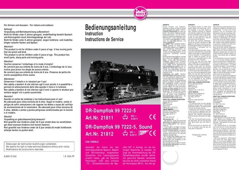 LGB 21811 instruction manual