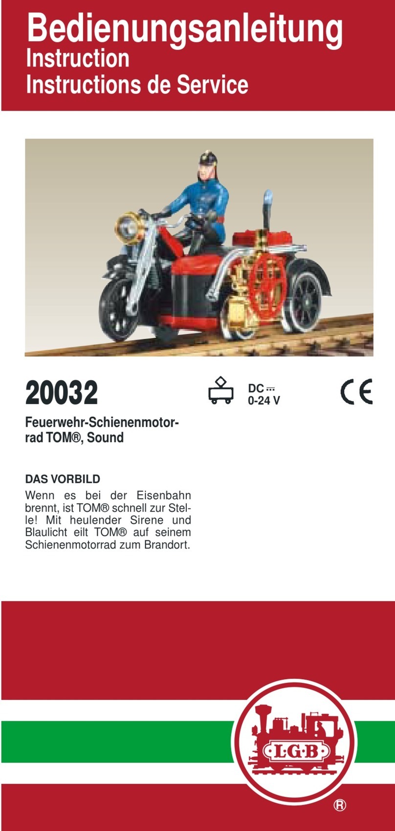 LGB 20032 User manual