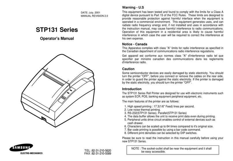 Samsung STP131 Series User manual Samsung STP131 Series User manual