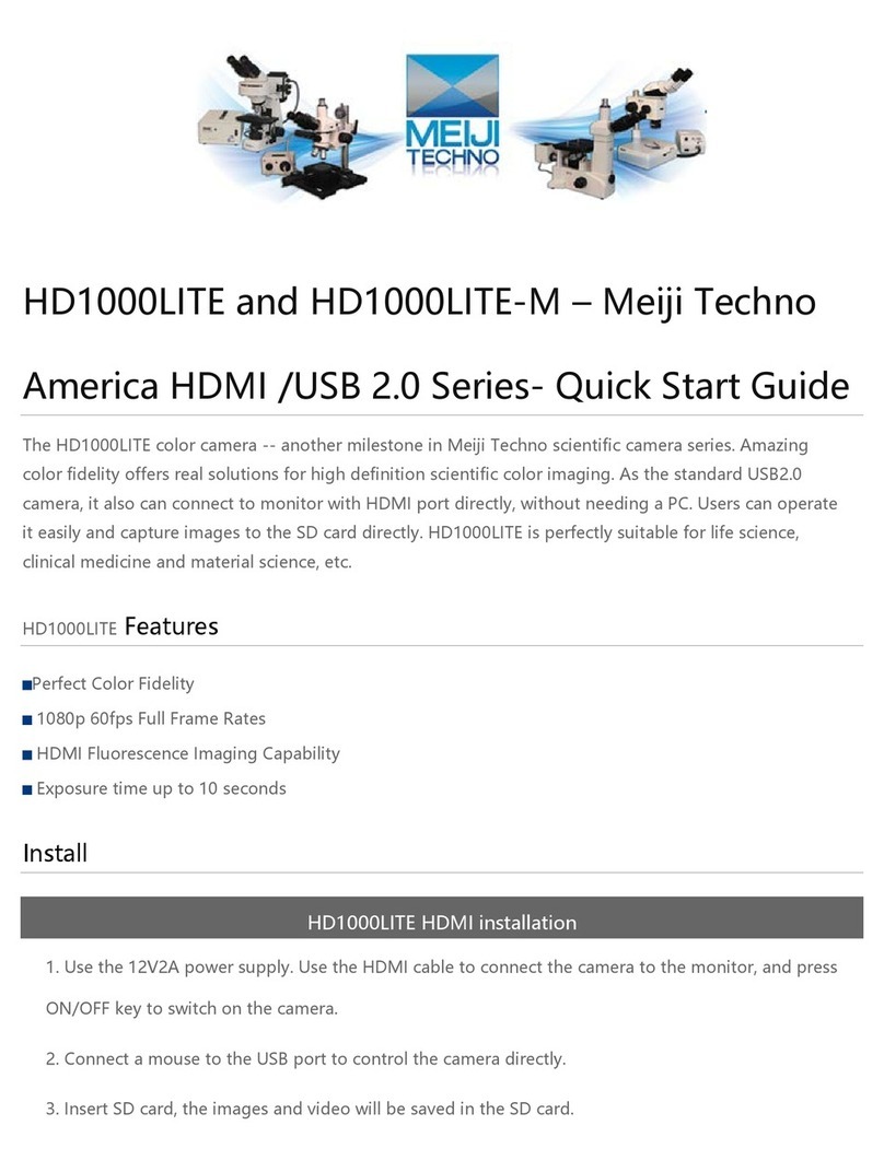 Meiji Techno HD1000LITE User manual