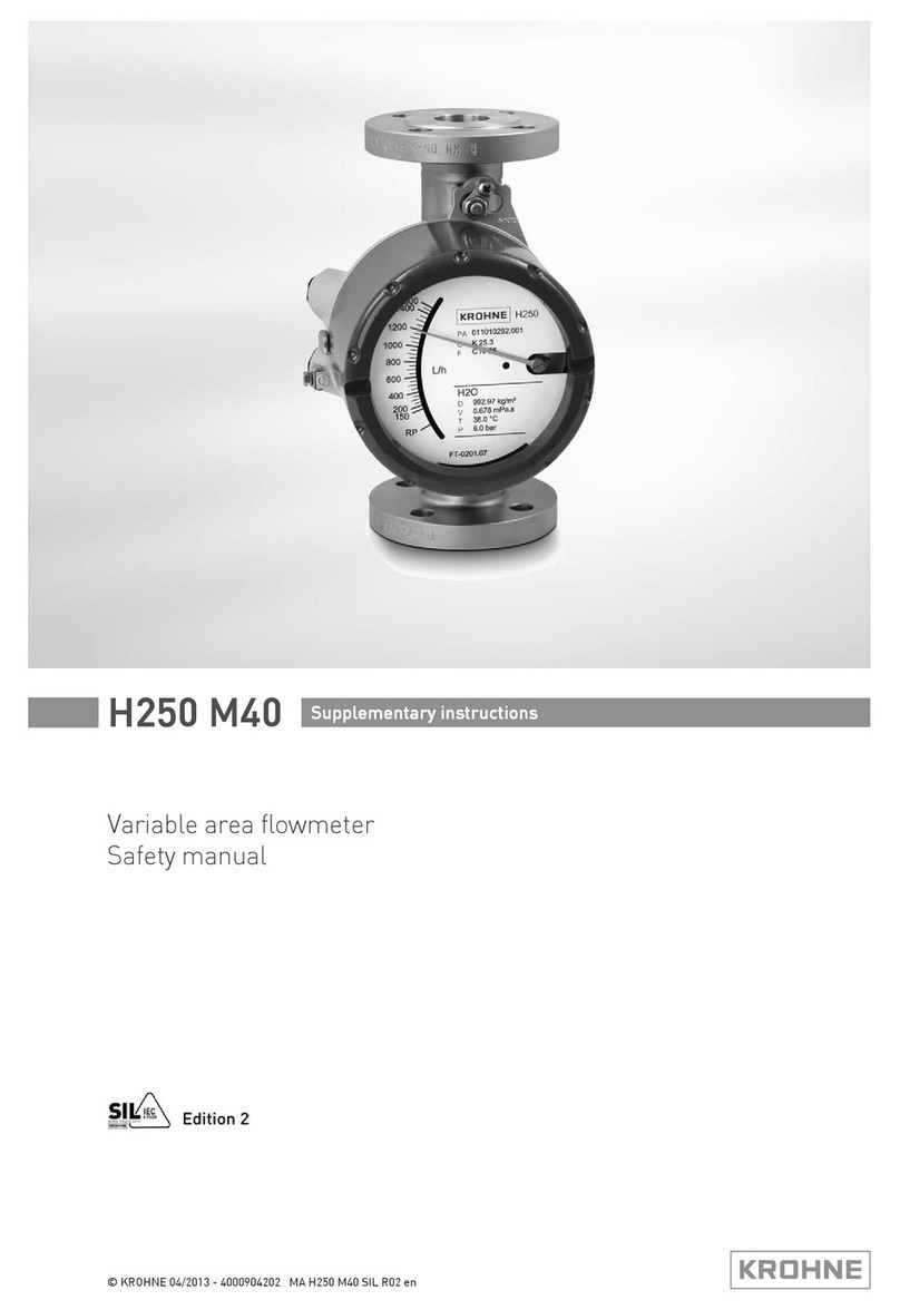 KROHNE H250 M40 Series Safety manual