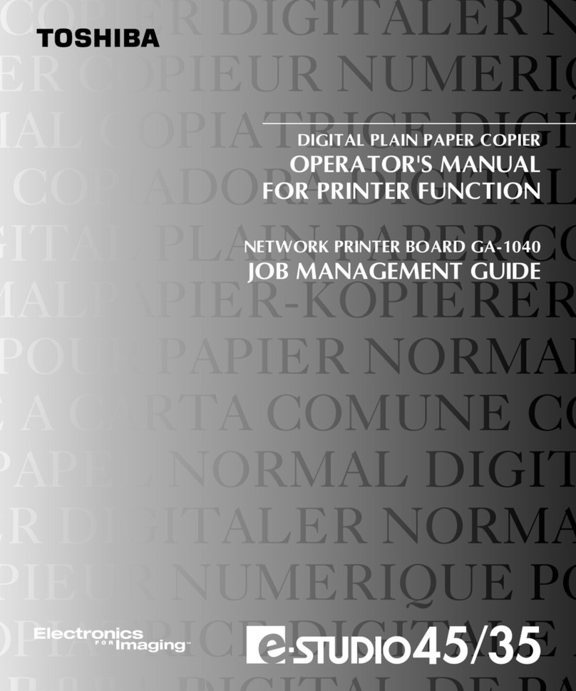 Toshiba e-studio 45 Operator's manual
