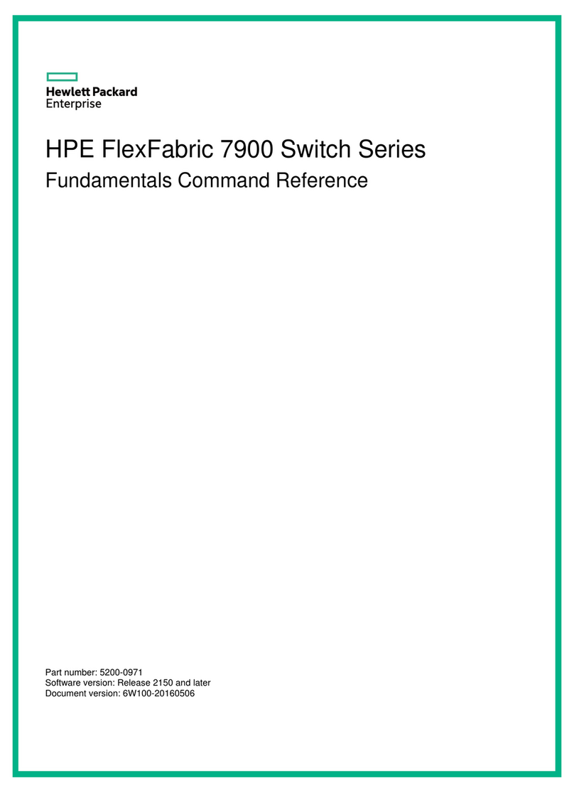 HP FlexFabric 7900 Series Installation manual