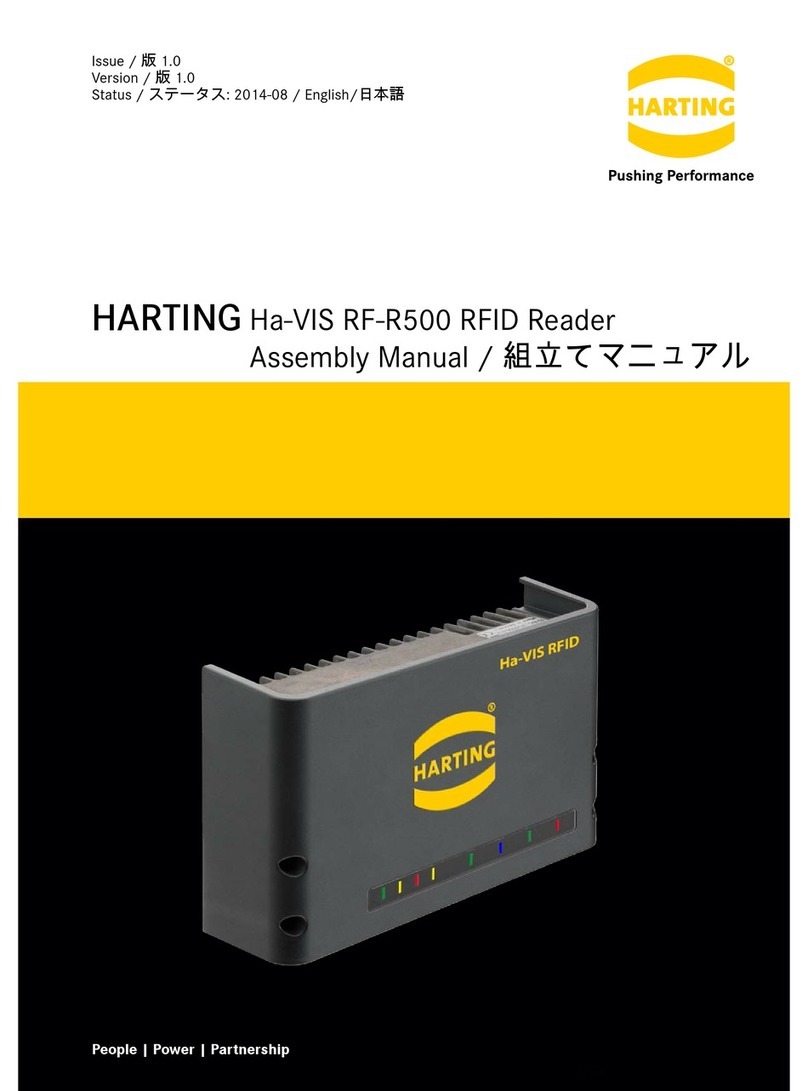 HARTING Ha-VIS RF-R500 Assembly manual HARTING Ha-VIS RF-R500 Assembly manual